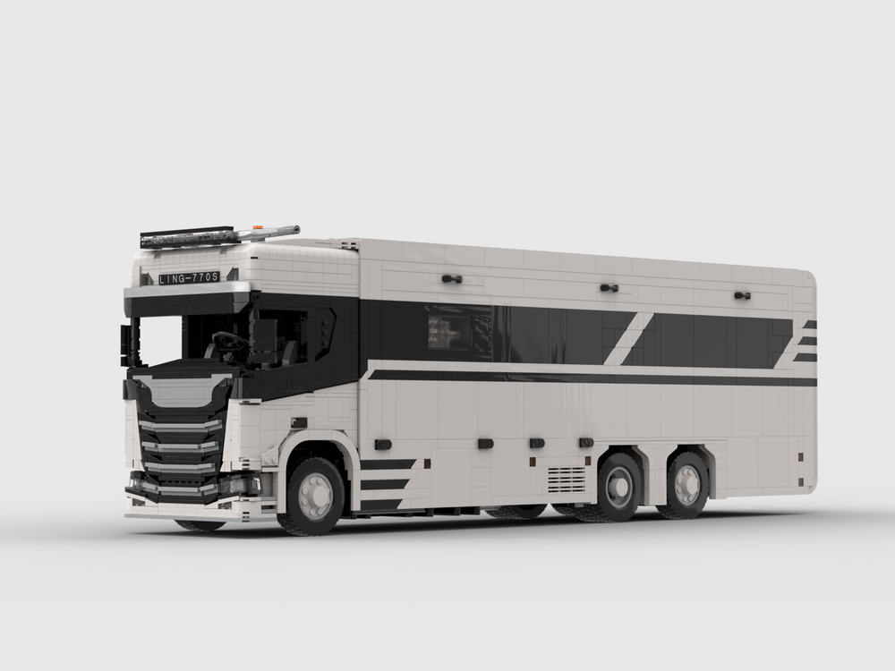 Lego Scania RV 6x6 White