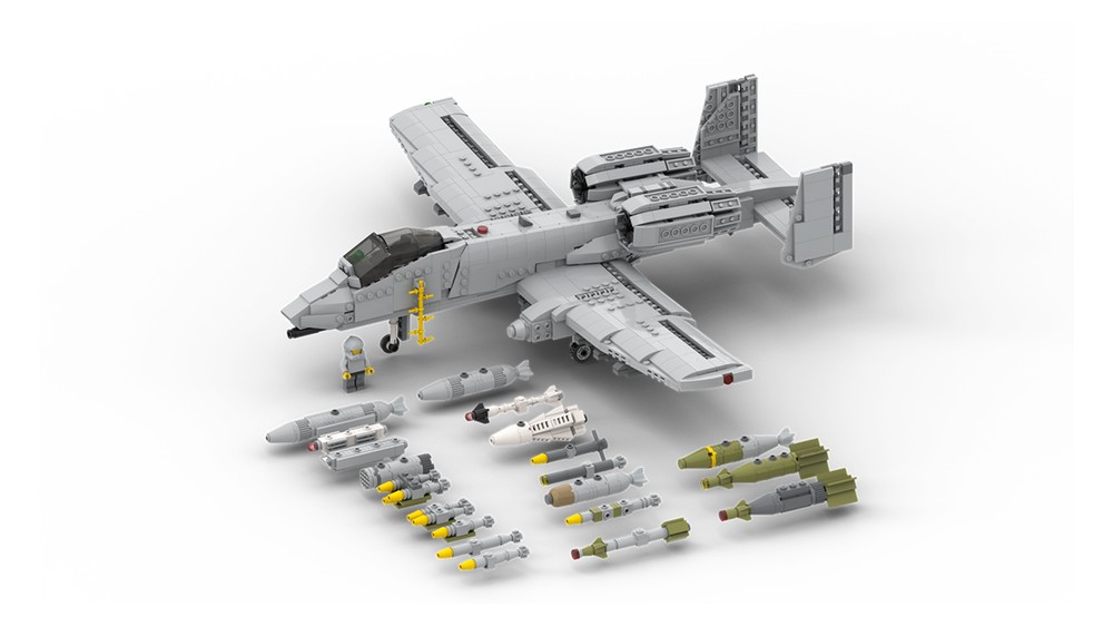 Lego Fairchild Republic A-10 Thunderbolt II | 1:35 Scale