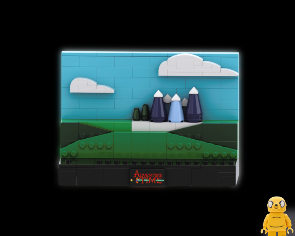 Lego Adventure Time - Minifigures Display Stand