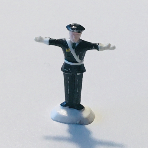 Lego HO Scale Accessory Policeman Both Hands Out / [No Color/Any Color]