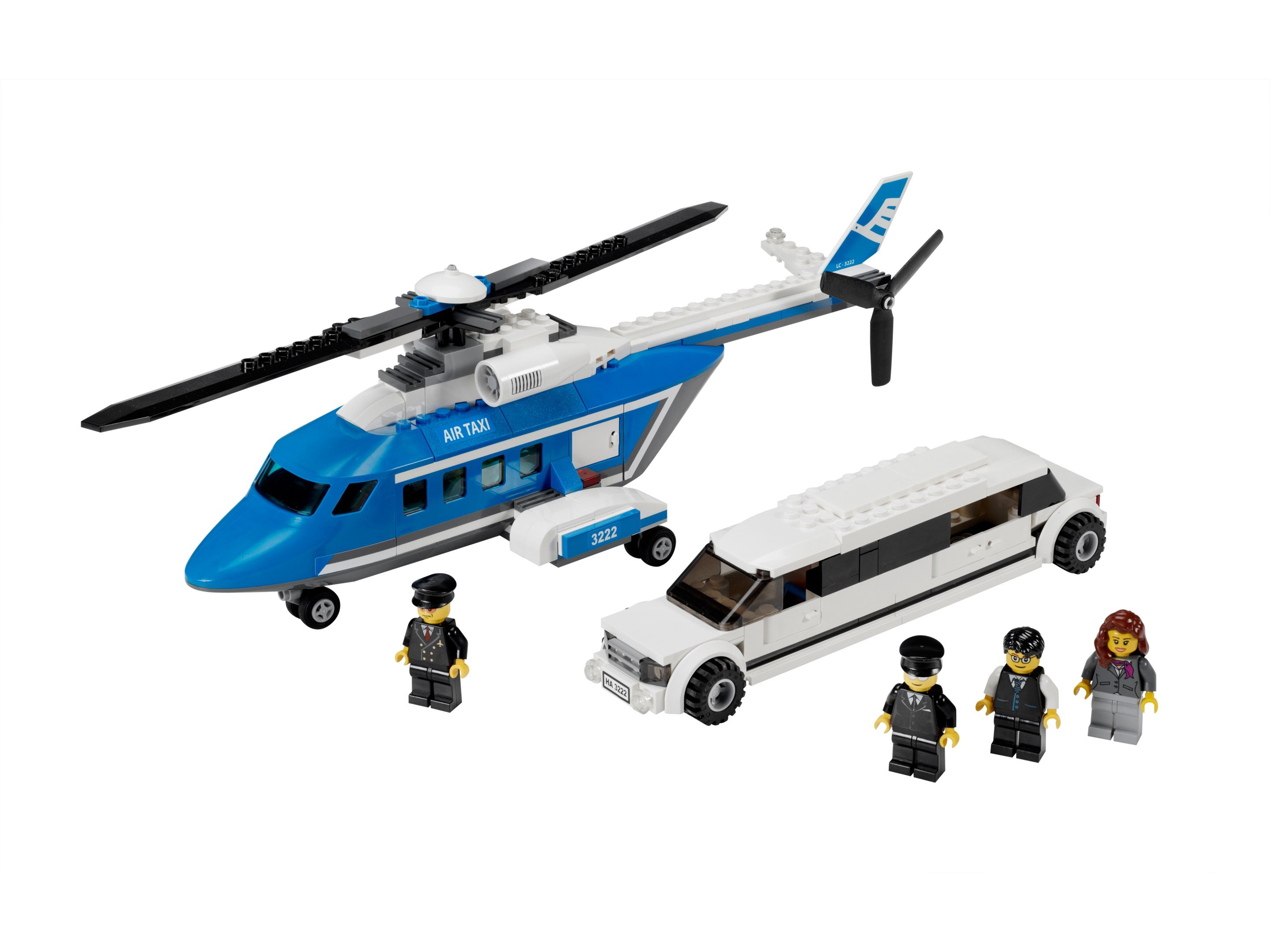 Lego Helicopter and Limousine