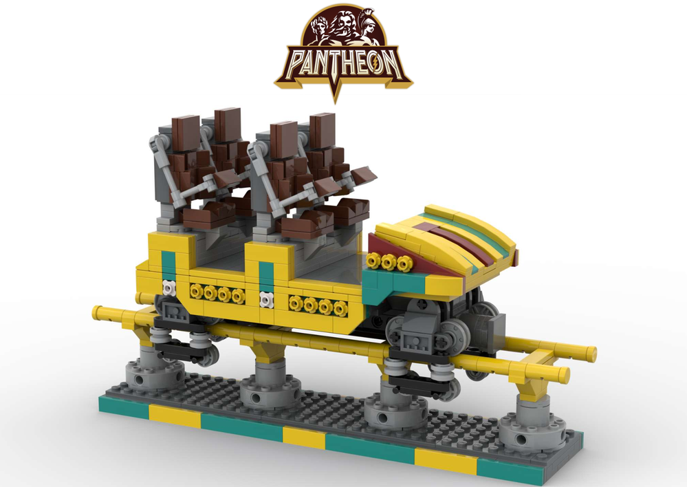 Lego ROLLERCOASTER - PANTHEON - Busch Gardens Williamsburg