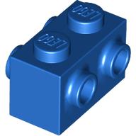 Lego Brick Special 1 x 2 with Studs on 2 Sides / Blue
