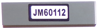 Lego Tile 1 x 4 with 'JM60112' Pattern (Sticker) - Set 60112