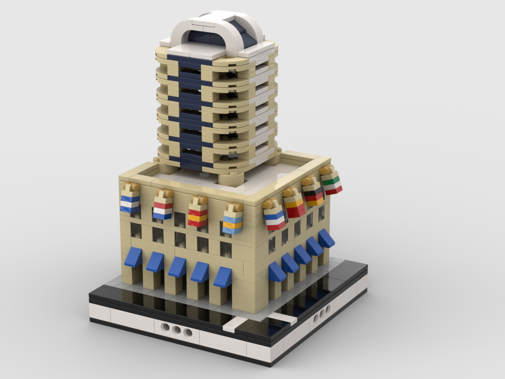 Lego Hotel for a Mini Modular City