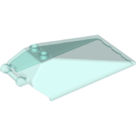 Lego Windscreen 8 x 4 x 2 with Handle and 2 Studs [Solid Studs] [Plain]