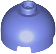 Lego Brick, Round 2 x 2 Dome Top / Blue Violet