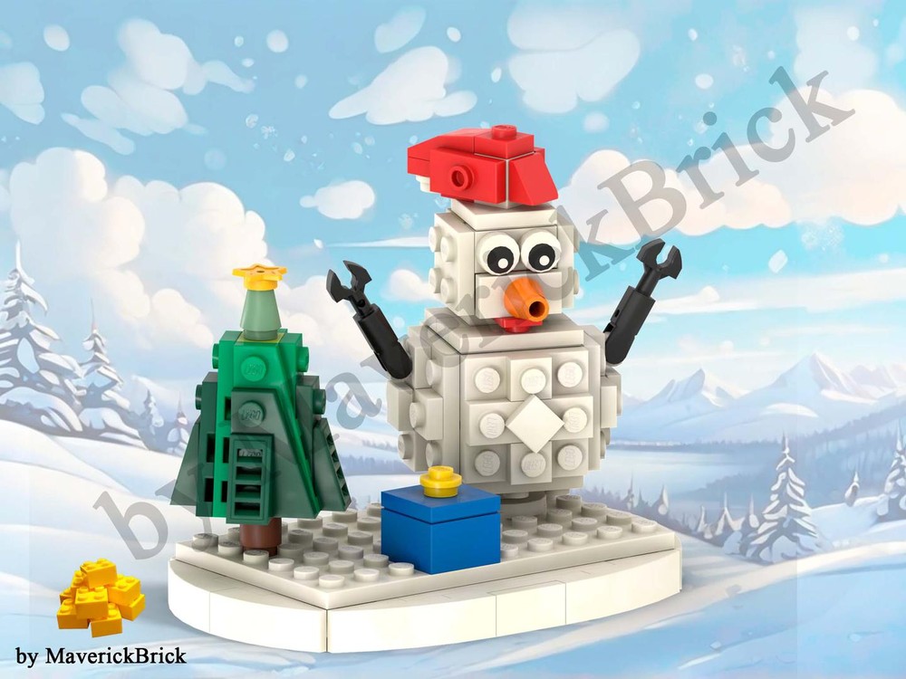 Lego Snowman mini