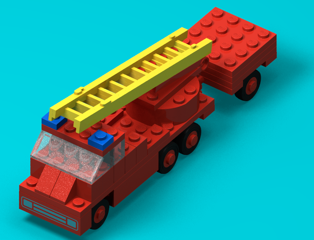 Lego 640-1 - RELOOKED FIRE TRUCK