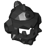 Lego Helmet Angular with Side Holes / Black