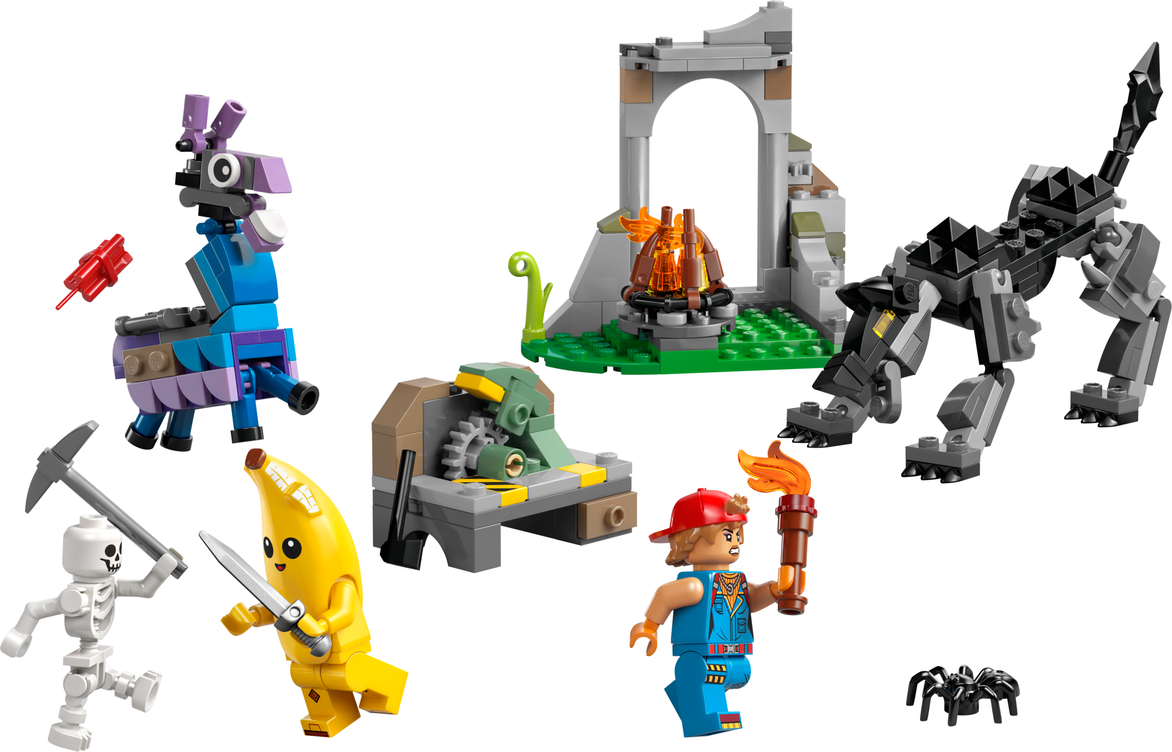 Lego Peely & Sparkplug's Camp