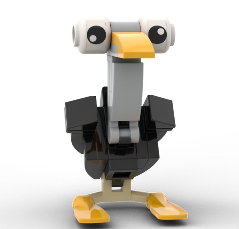Lego Mini Ostrich