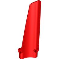 Lego Technic Panel Fairing Long Smooth Inverted, Side A #40 / Red