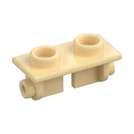 Lego Hinge Brick 1 x 2 Top Plate Thin / Tan