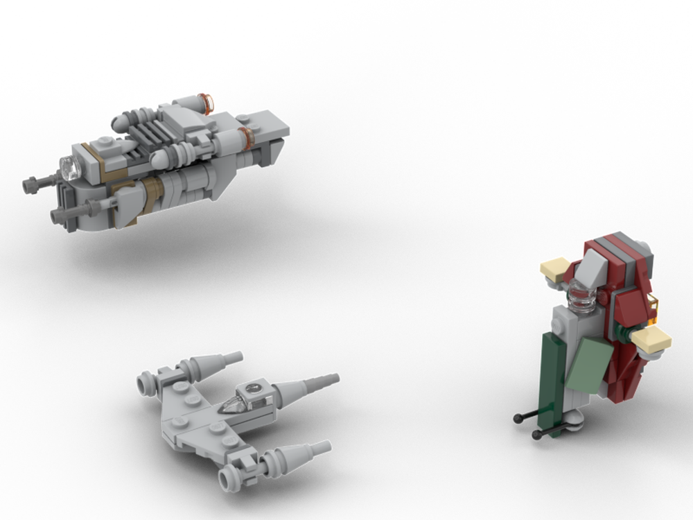 Lego Micro Bounty Hunter Ships