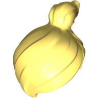Lego Hair Ponytail Off-center [Plain] / Bright Light Yellow
