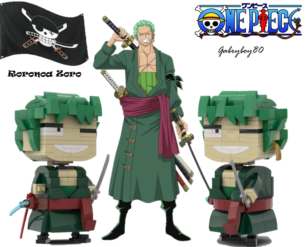 Lego BrickPop Roronoa Zoro -Onepiece-