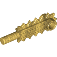Lego Tool Chainsaw Blade / Pearl Gold