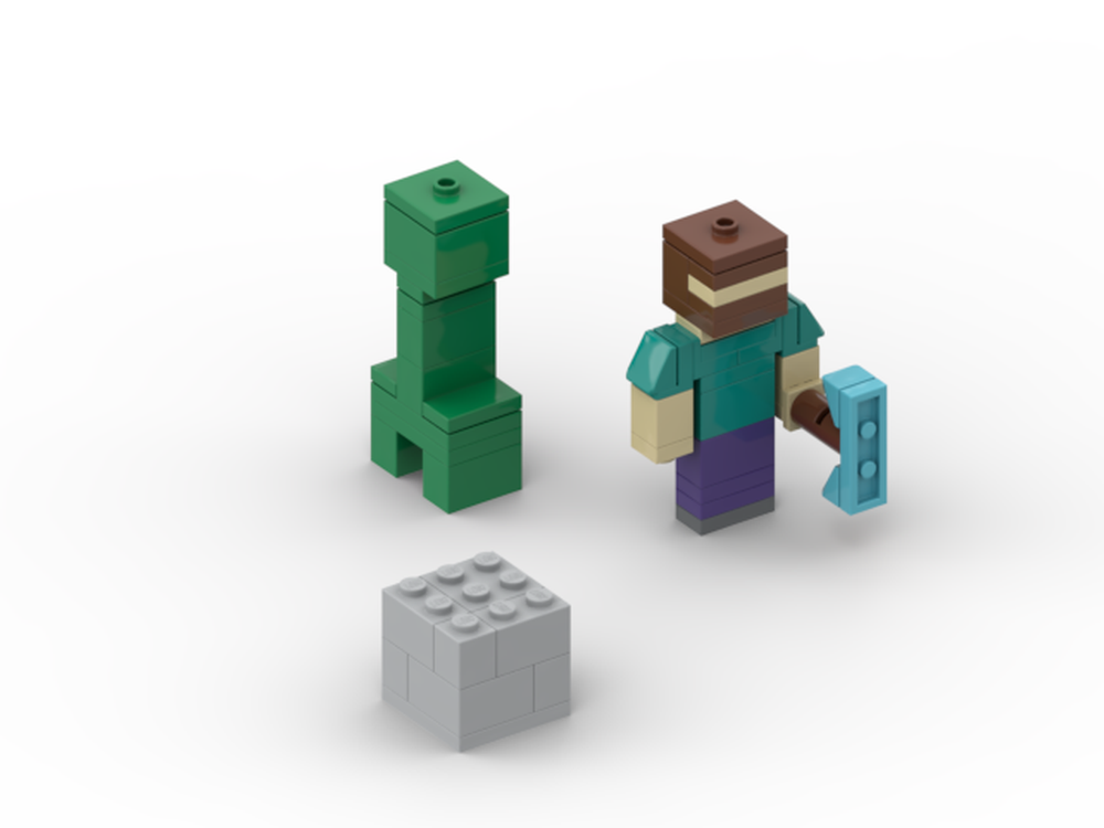 lego mine craft Steve pack