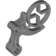 Lego Large Figure Weapon, Mistika Nynrah Ghost Blaster Scope with Crosshairs (Toa Gali) / Flat Silver