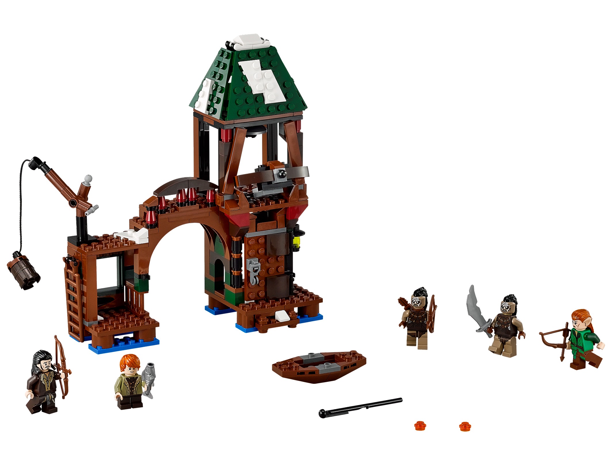 Lego Attack on Lake-town