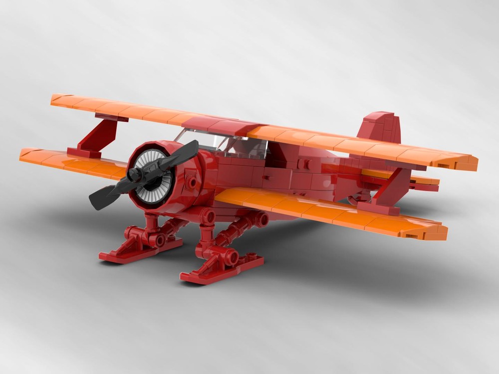 Lego Beechcraft Model 17 'Staggerwing'