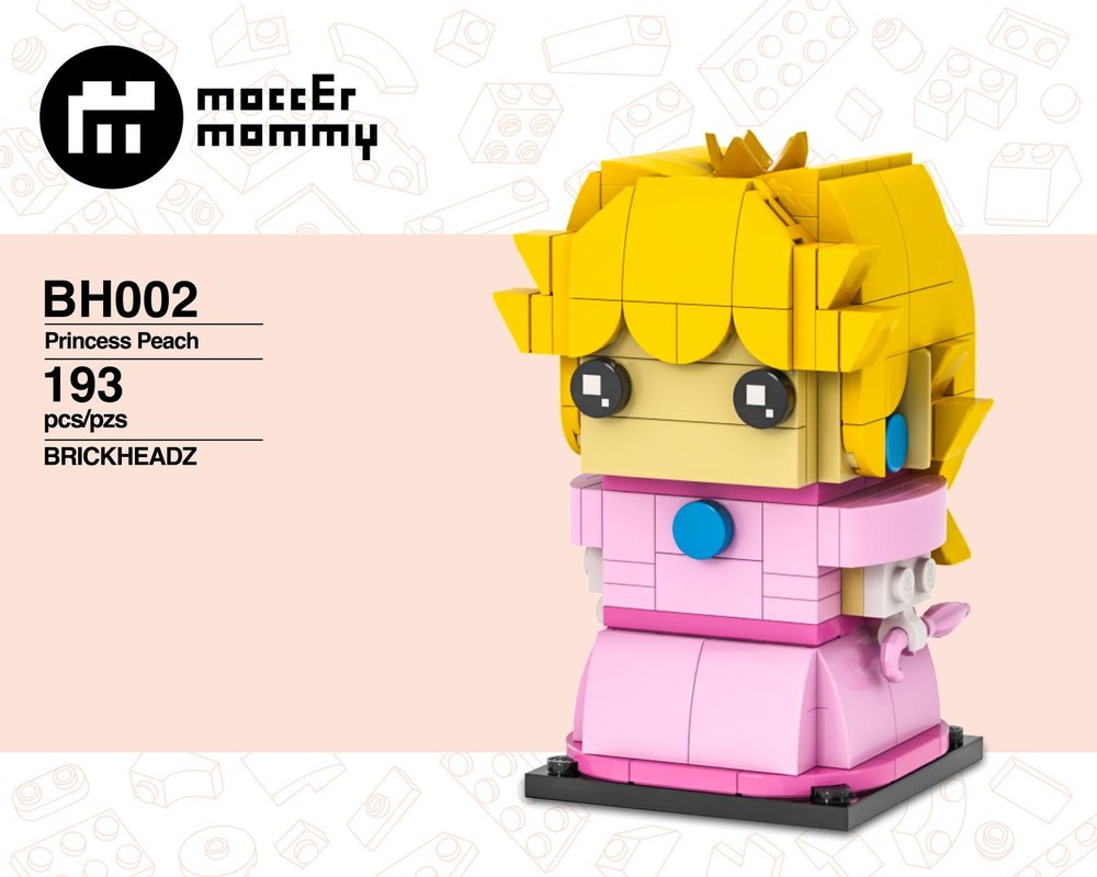 Lego Princess Peach - Super Mario 64 - Brickheadz
