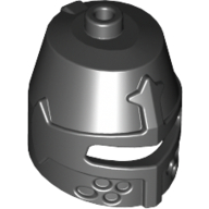 Lego Helmet Castle Closed with Eye Slit / Black