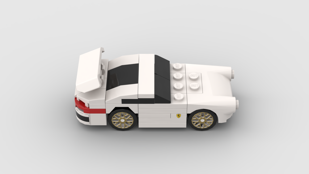 Lego 4 wide Porsche 911