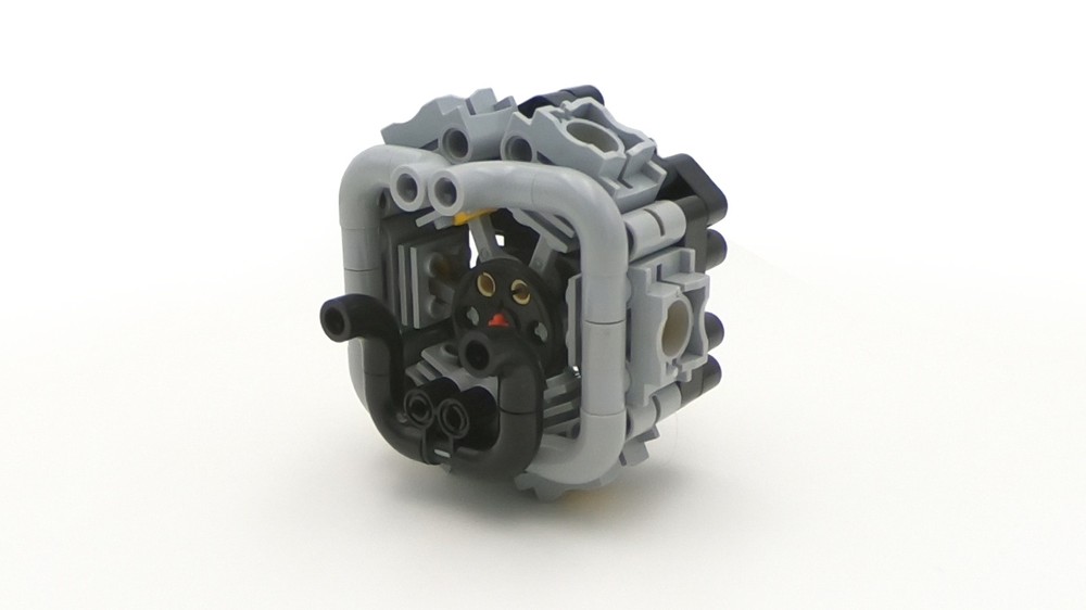 Lego Proper Radial 6 Cylinder Technic Engine