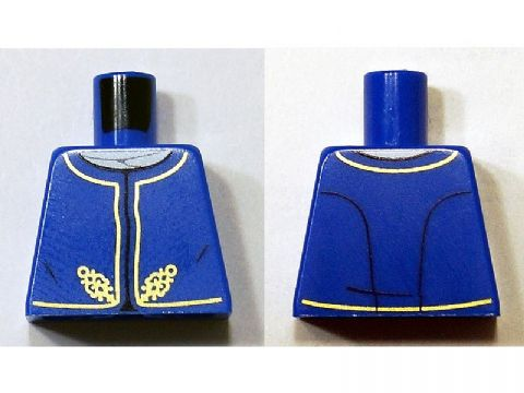 Lego Torso SW Bespin Guard Pattern Dual Sided / Blue
