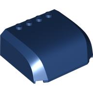 Lego Windscreen 5 x 6 x 2 Triple Curved Top Canopy with 4 Studs / Dark Blue