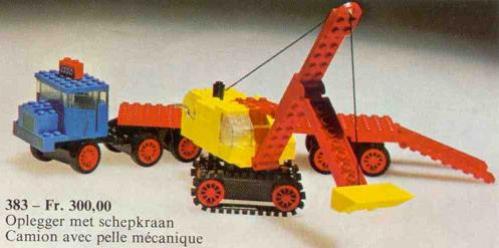 Lego Truck with Excavator