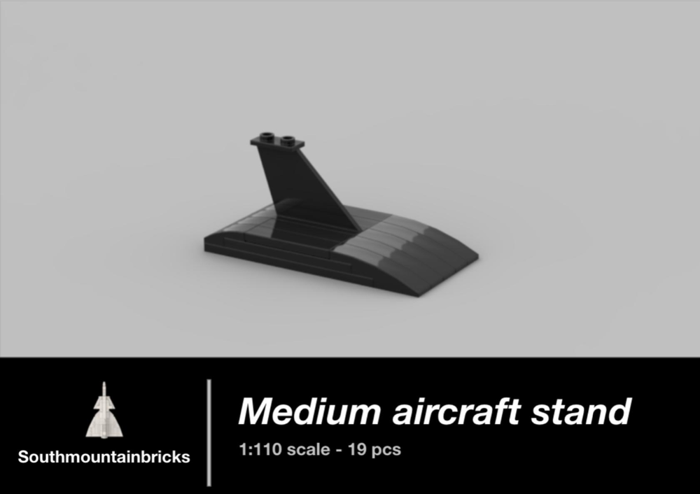 Lego Medium aircraft stand [1:110 scale]
