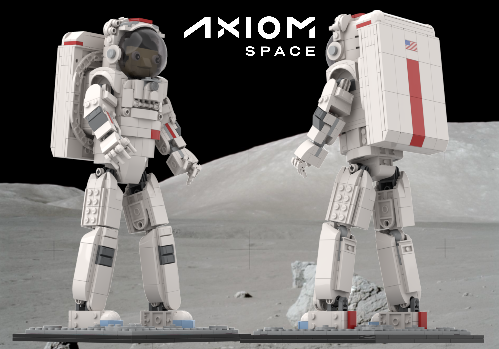 Lego AxEMU (Axiom Extravehicular Mobility Unit)