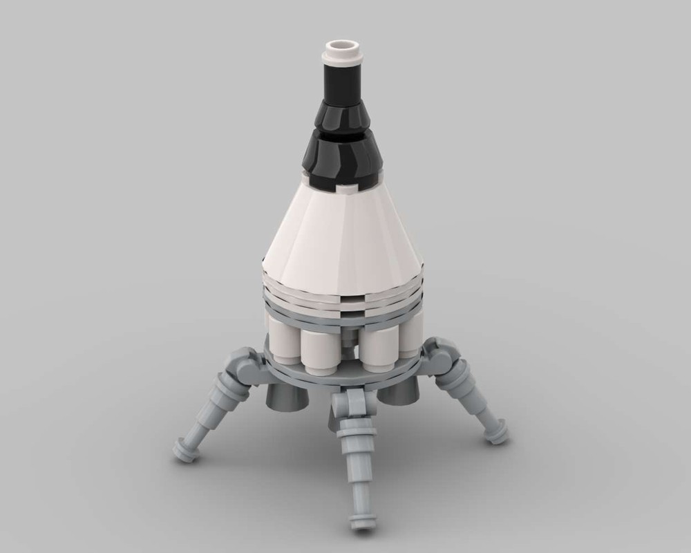 Lego Gemini Lunar Surface Rescue Spacecraft (1:110)