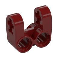 Lego Technic Axle and Pin Connector Perpendicular Double Split / Dark Red