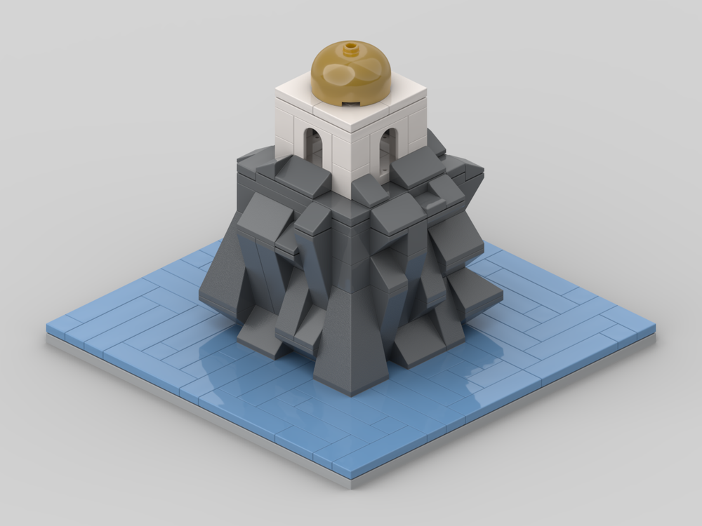 Lego Micro Castle on the Rock
