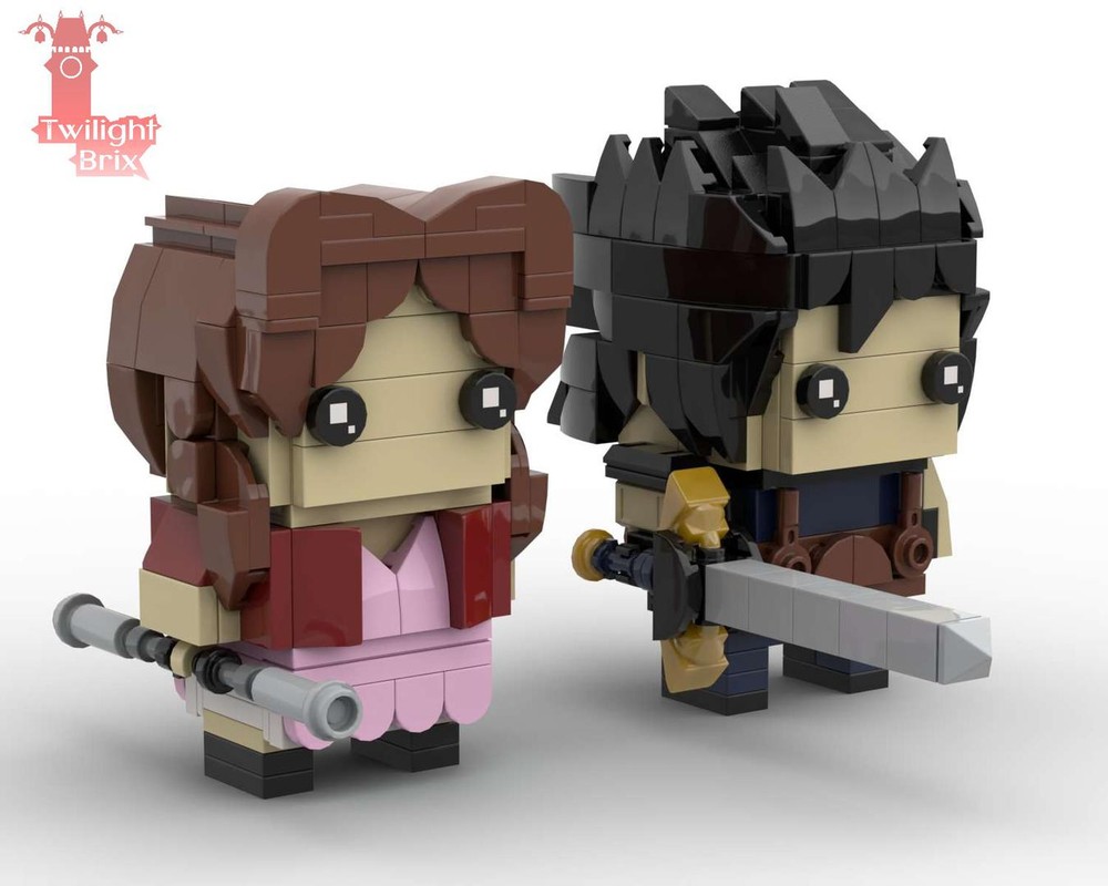Lego Aerith & Zack - Final Fantasy VII Brickheadz