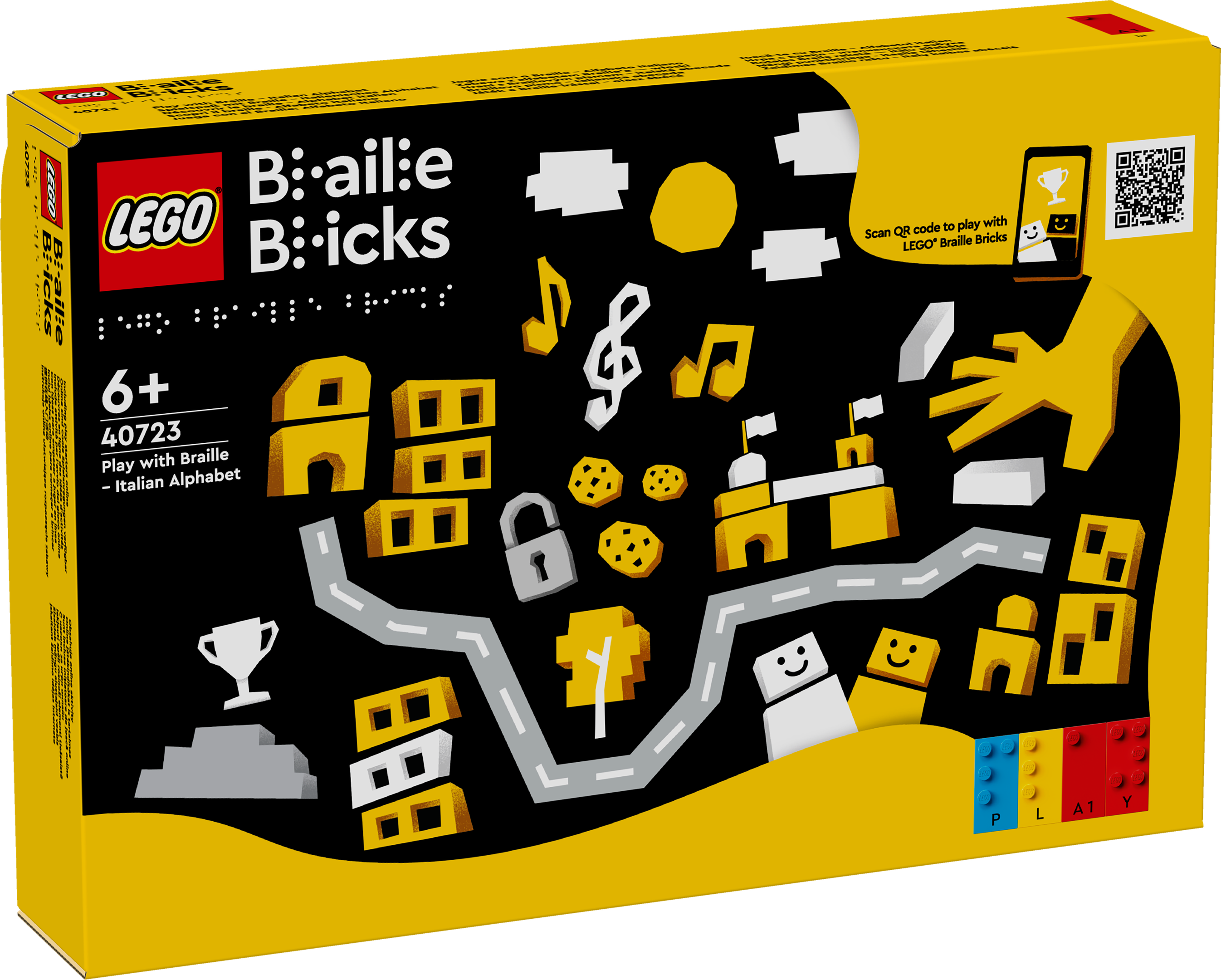 Lego Play with Braille - Italian Alphabet
