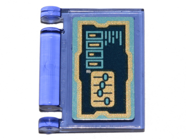 Lego Minifigure, Utensil Book Cover with Indicators and Sliders Pattern (Sticker) - Set 70838