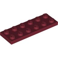 Lego Plate 2 x 6 / Dark Red