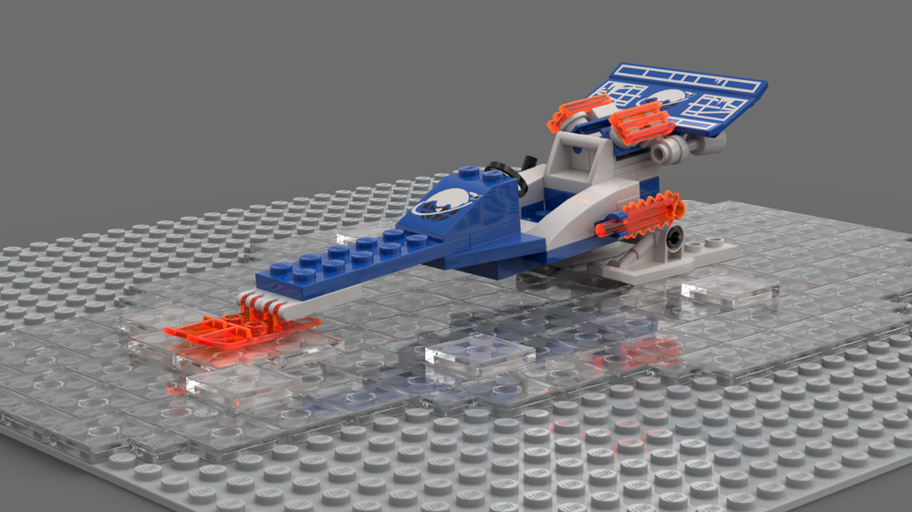 Lego 6526 - Red Line Racer - Ice Planet Color Scheme Modification