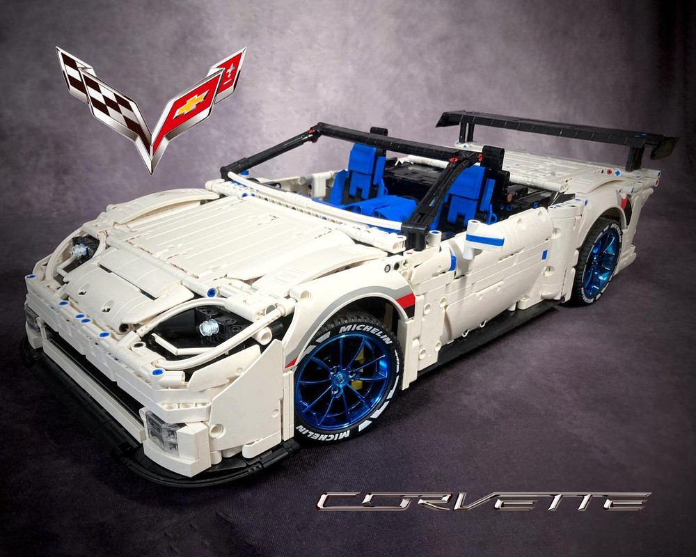 Lego Corvette C6 ZR1 convertible