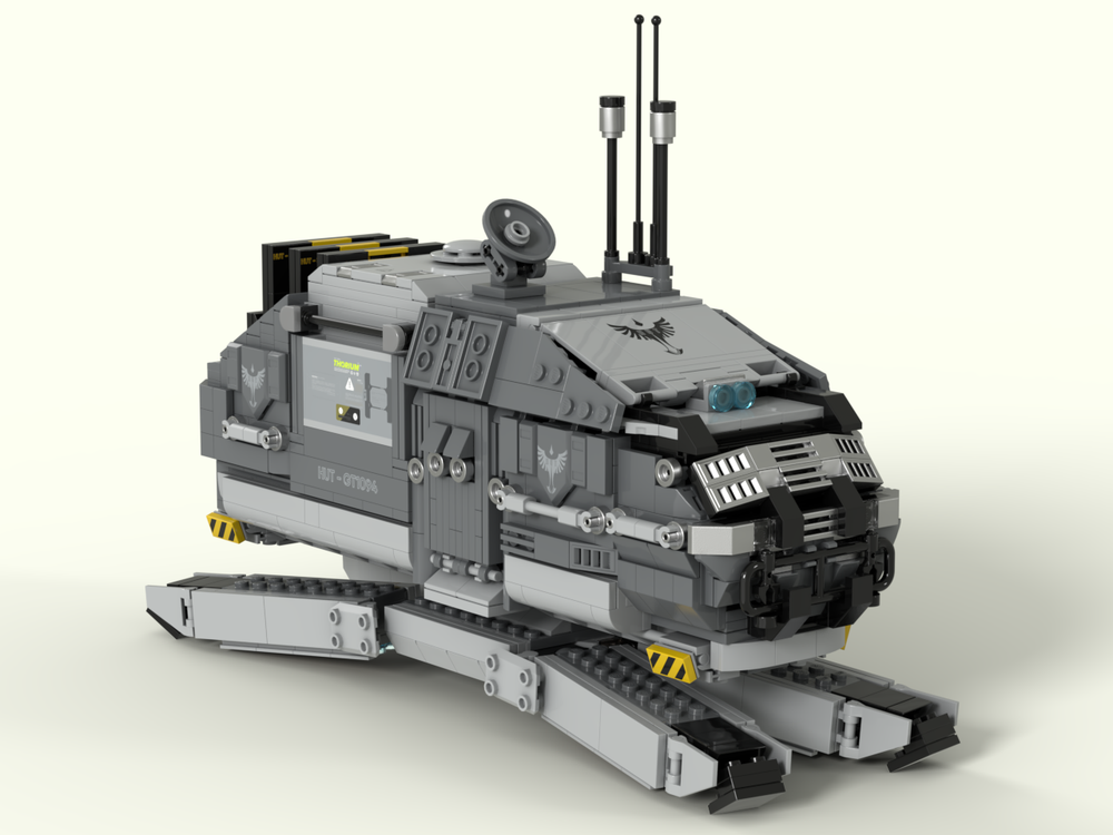 Lego Futuristic Armoured Generator Transport Vehicle