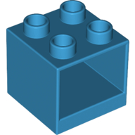 Lego Duplo Cabinet 2 x 2 x 1.5 / Dark Azure