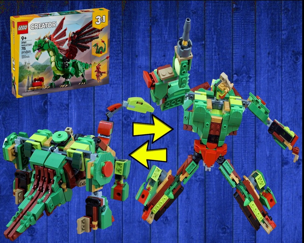 Lego Dinobot Sludge / Transformer brontosaurus using set 31161