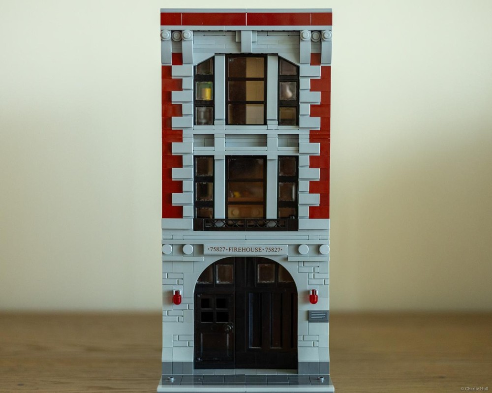 Lego Firehouse Headquarters - Modular Compatible Version