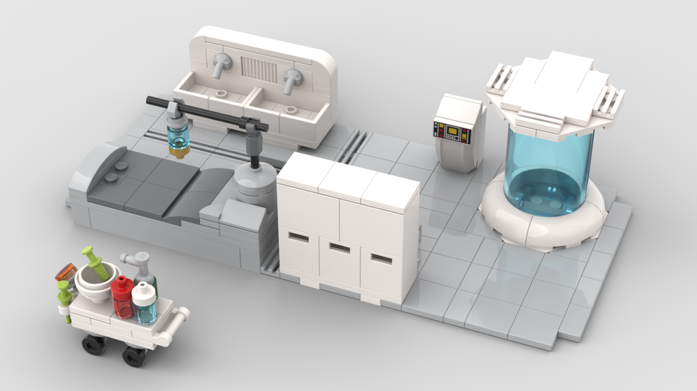 Lego Barracks Building Interior 2