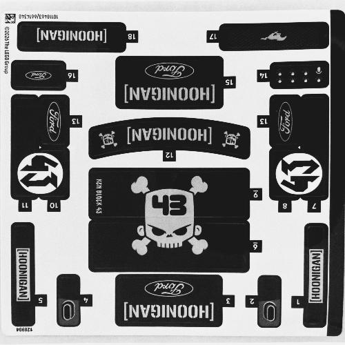 Lego Sticker Sheet for Set 77262-1 / [No Color/Any Color]